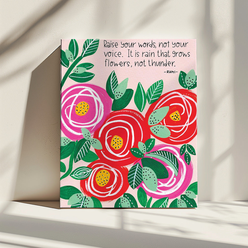 Verhoog uw woorden | Canvas