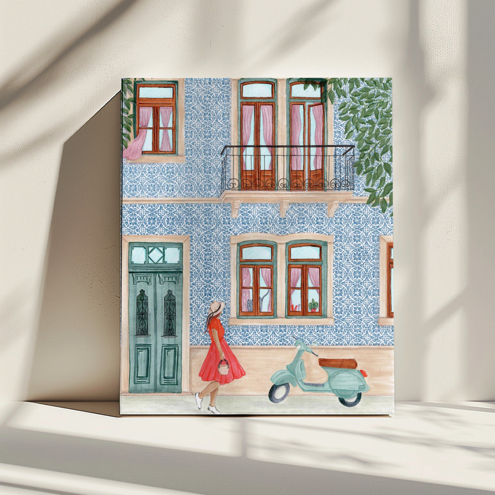 Lissabon Stad | Canvas