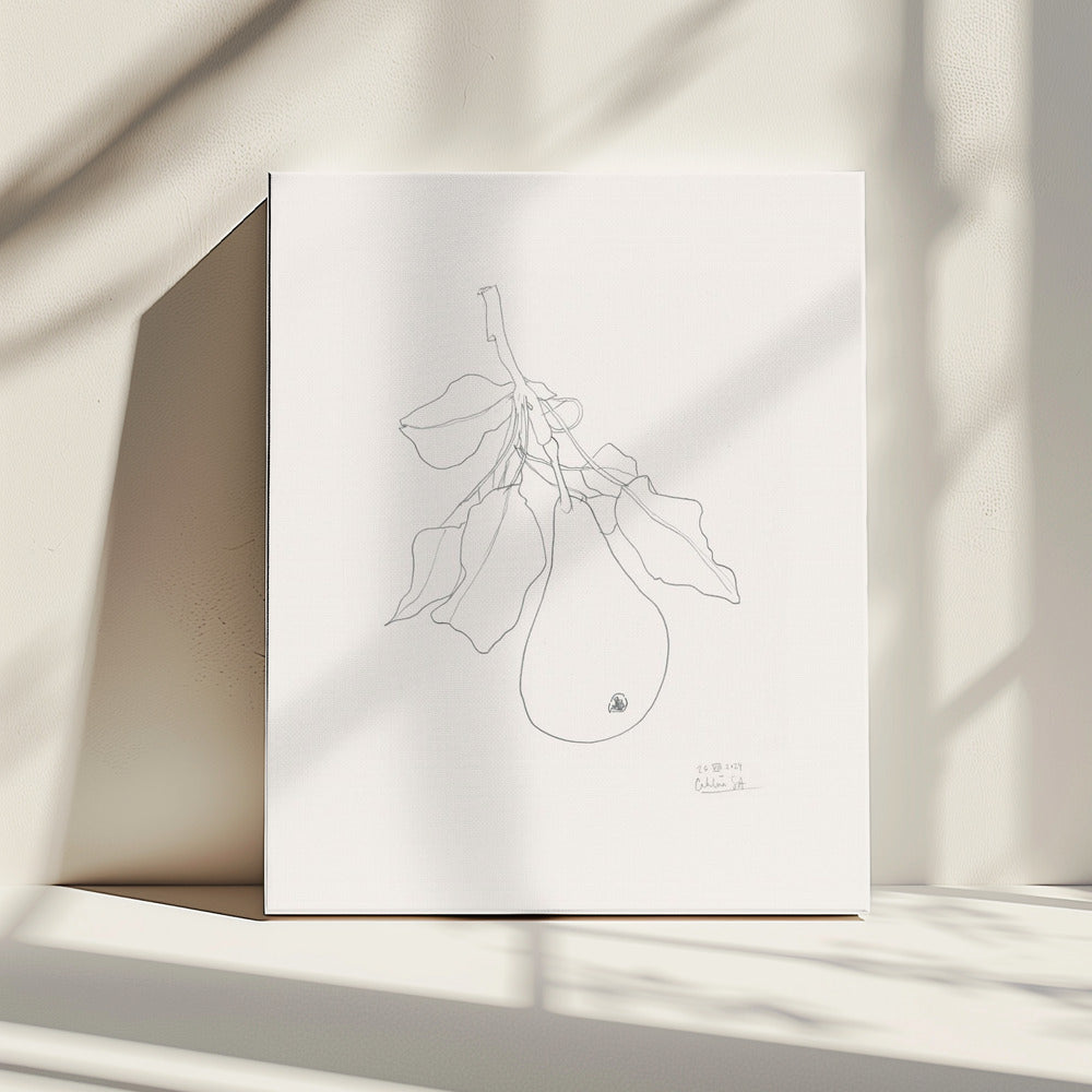 Elegante Peer Schets | Canvas