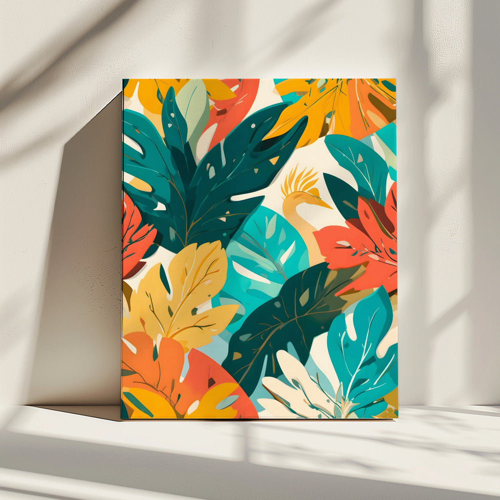 Bloeiend Groen | Canvas