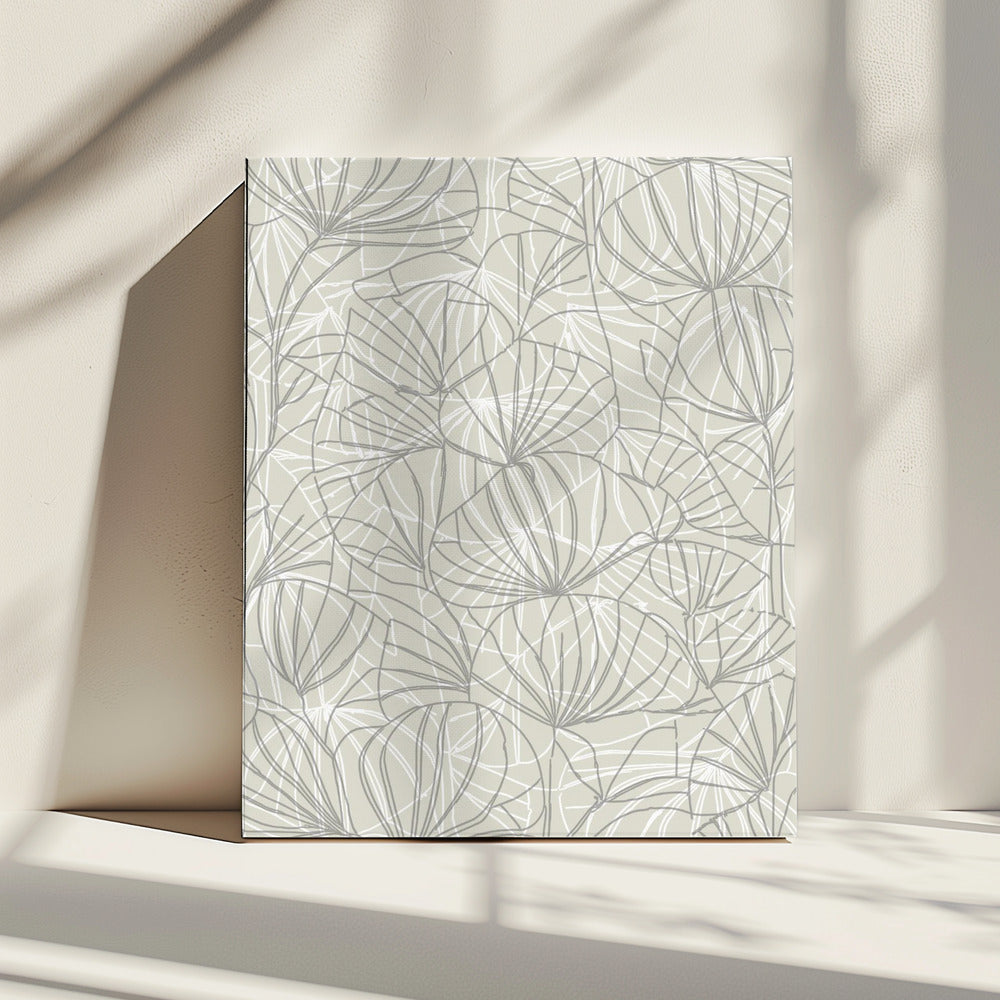 Ingewikkelde bladfluisteringen | Canvas
