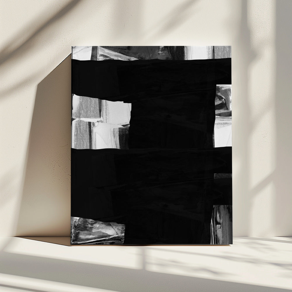 Monochrome lagen | Canvas