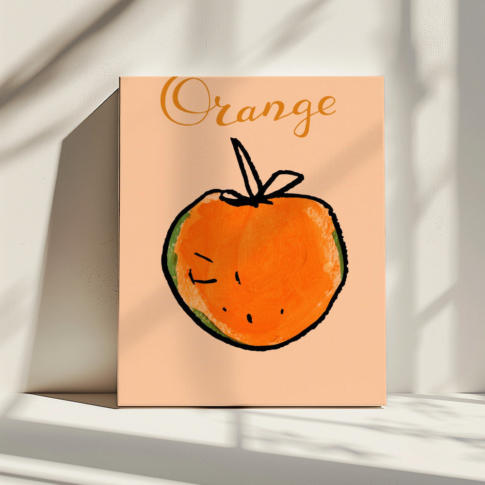 Zonnig Citrus Geluk | Canvas