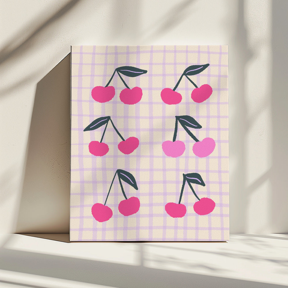 Roze Kersengenot | Canvas