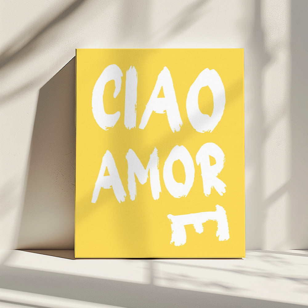 Moderne typografie en levendige kleuren | Canvas