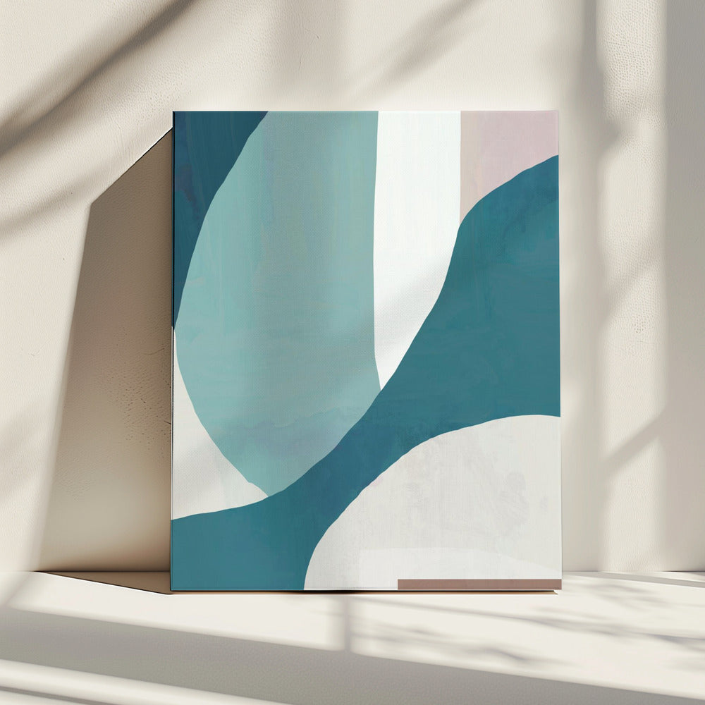 Vloeiende golven | Canvas