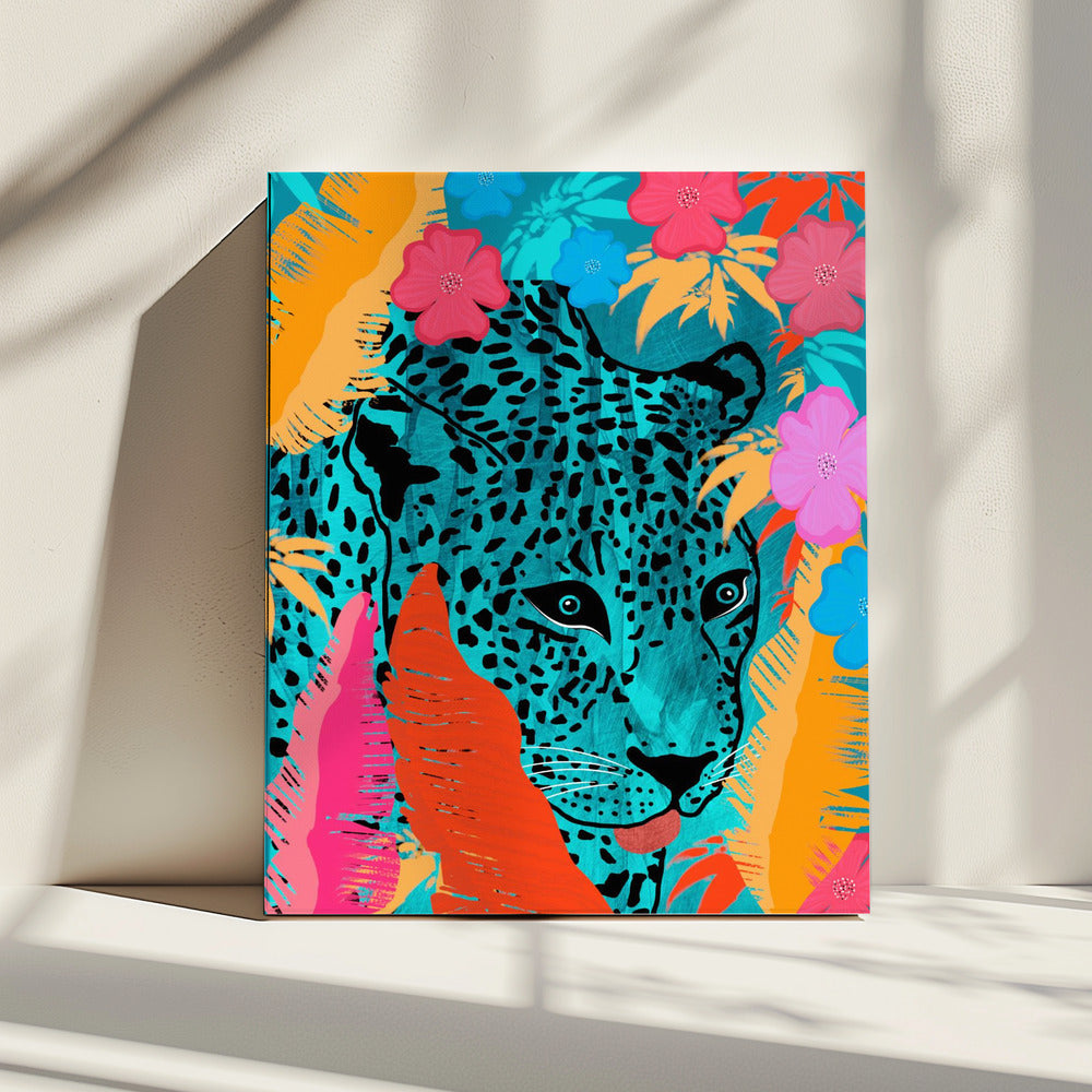 Kleurrijke jungle | Canvas