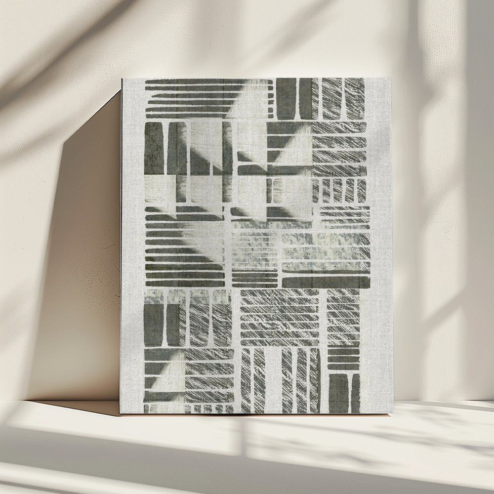 Lineaire echo's | Canvas