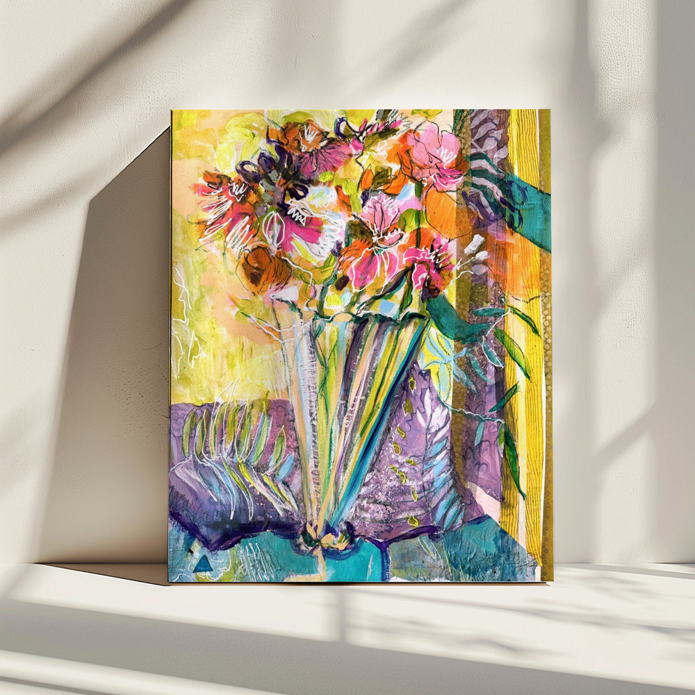 Levendige Bloei Dans | Canvas