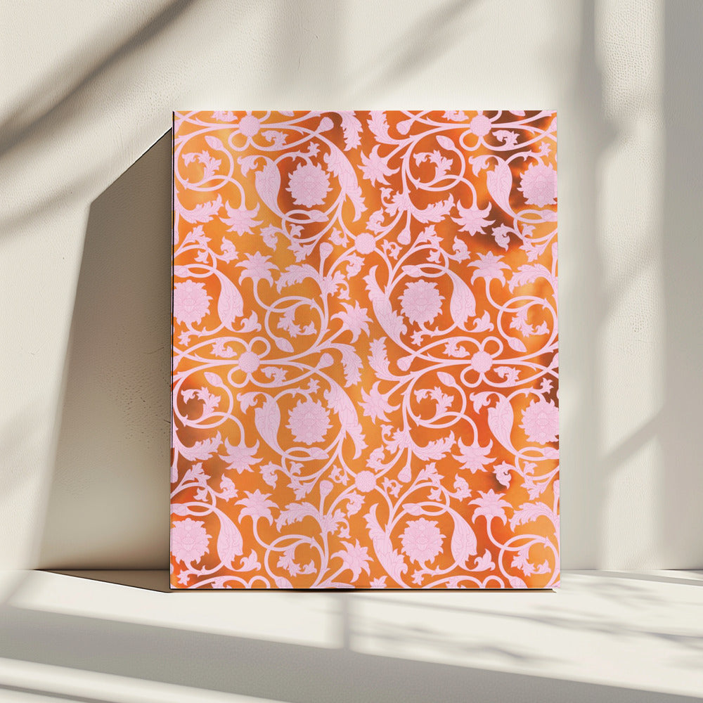 Sierlijke bloemendans | Canvas