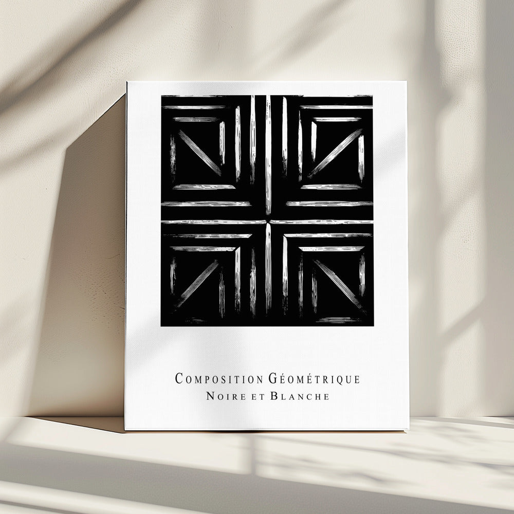 Monochrome geometrie | Canvas