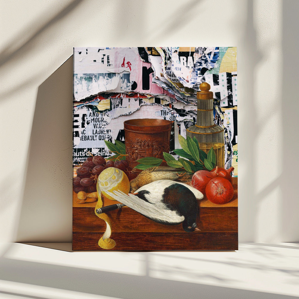 Stilleven Oud en Nieuw Gecombineerd | Canvas