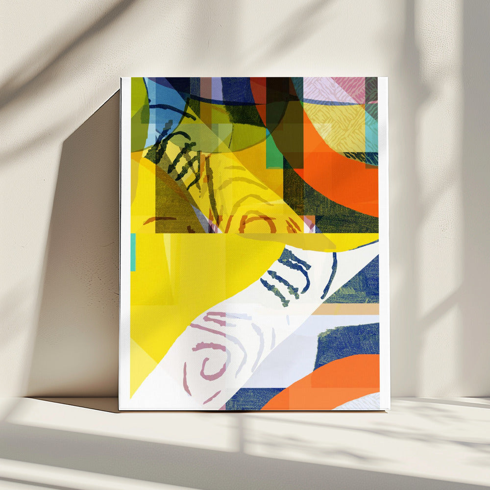 Vrolijke vormen | Canvas