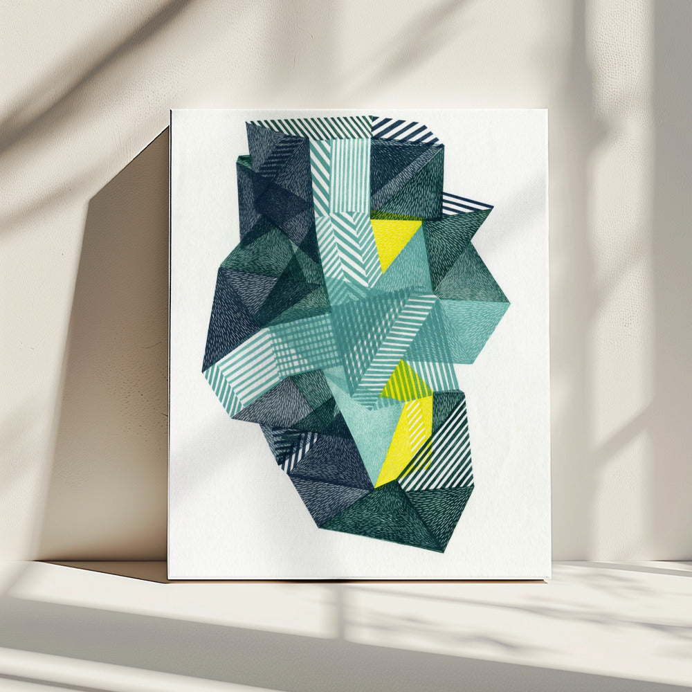 Veelhoekige vorm IV. | Canvas
