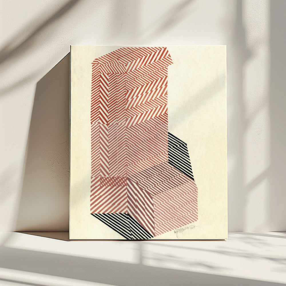 Veelhoekige vorm I. | Canvas