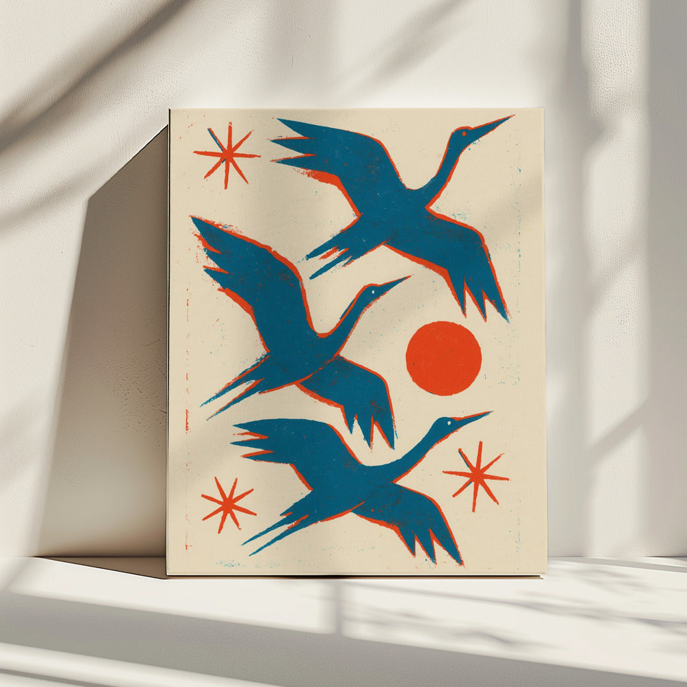 Kranenlithografie | Canvas