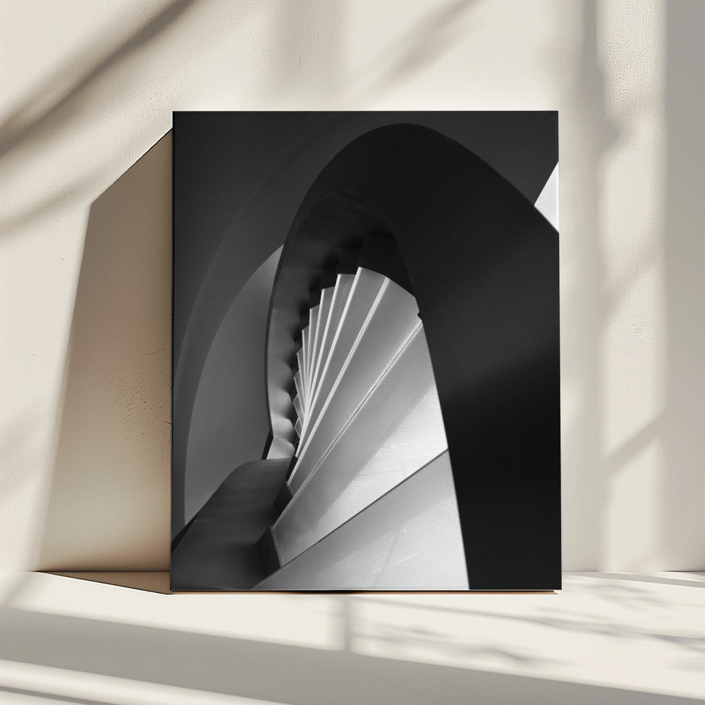 Rechte en gebogen lijnen | Canvas