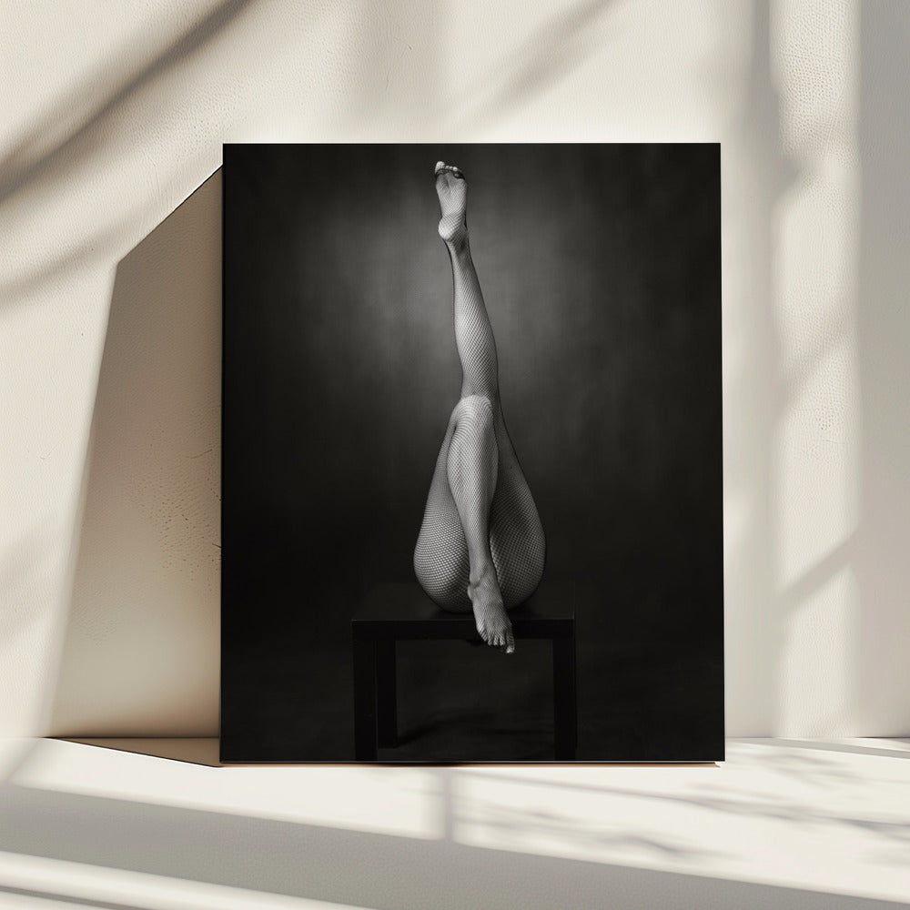 Eén omhoog, één omlaag | Canvas