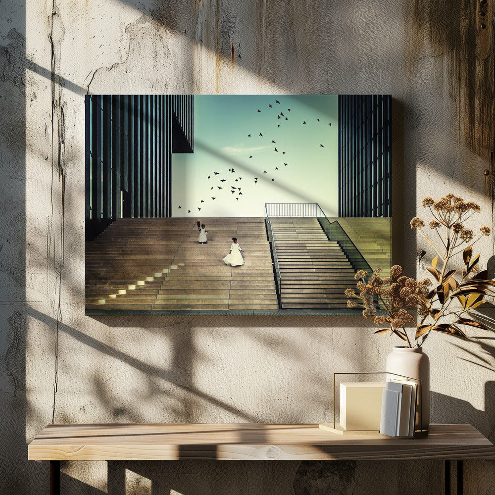 Vrij als een vogel... | Canvas