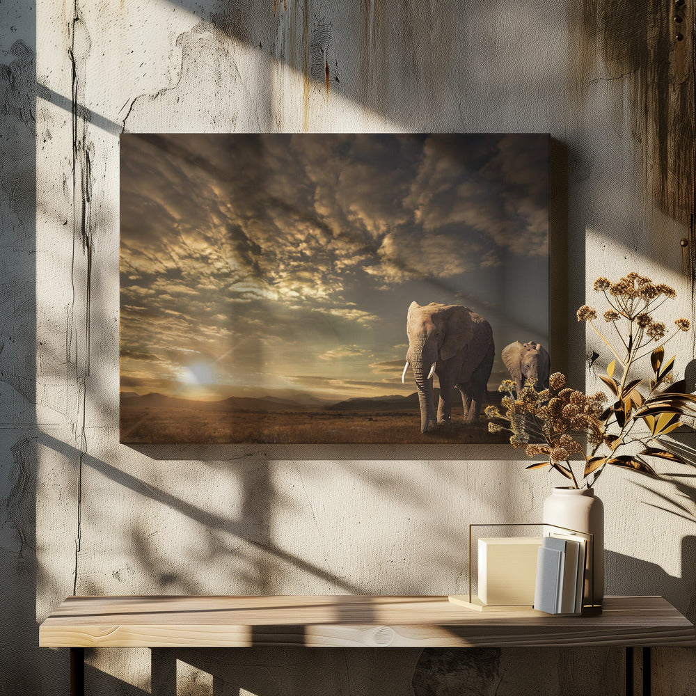 Walking in Savannah | Canvas