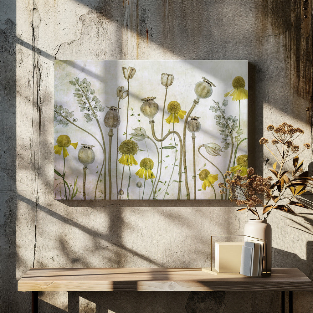 Klaprozen en Helenium | Canvas