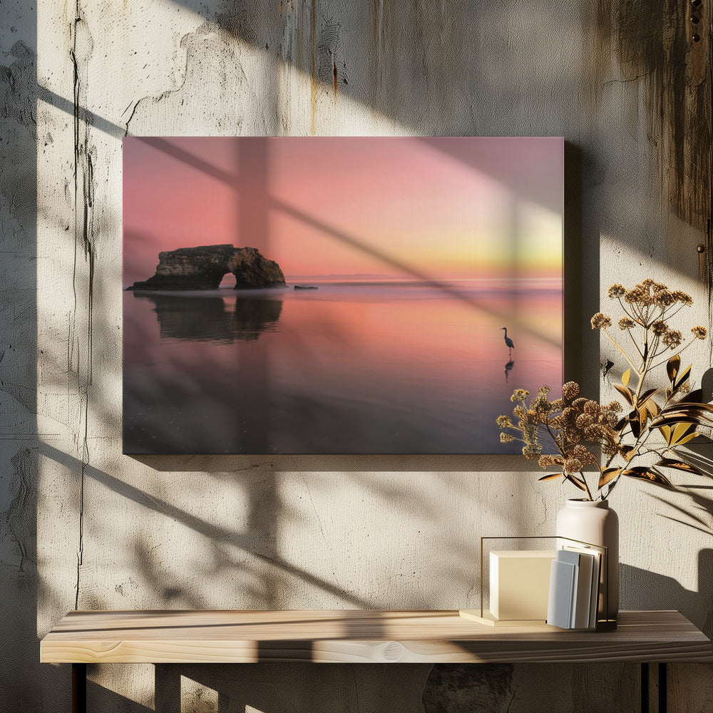 Zonsondergang bij de Natural Bridge-2 | Canvas