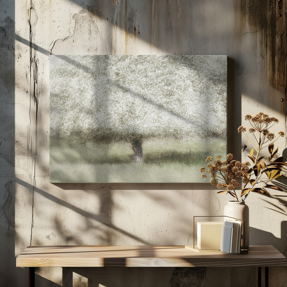 In de achtertuin | Canvas