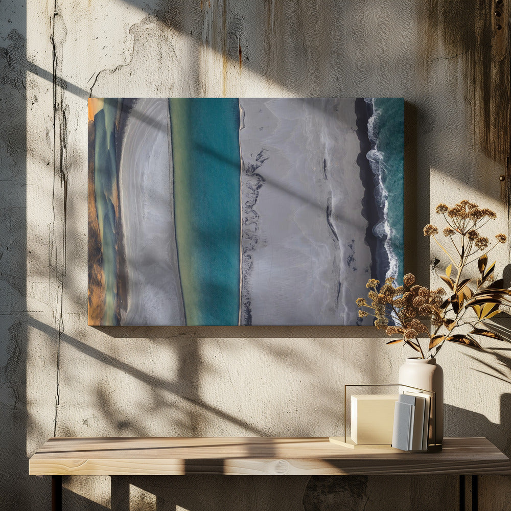 IJslandse kustlijn | Canvas