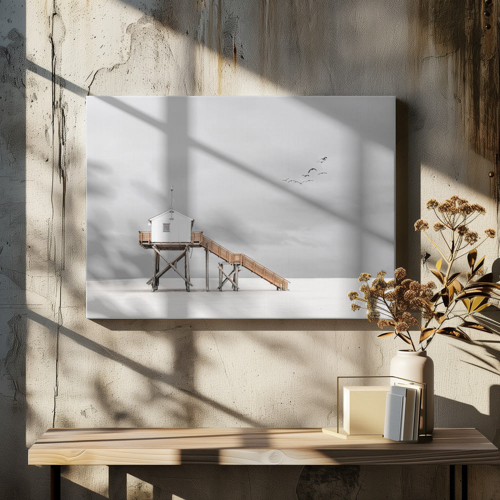 op het strand | Canvas