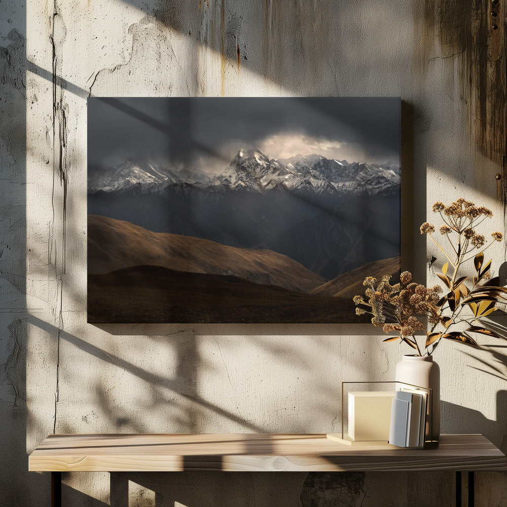 Sneeuwbergtop | Canvas