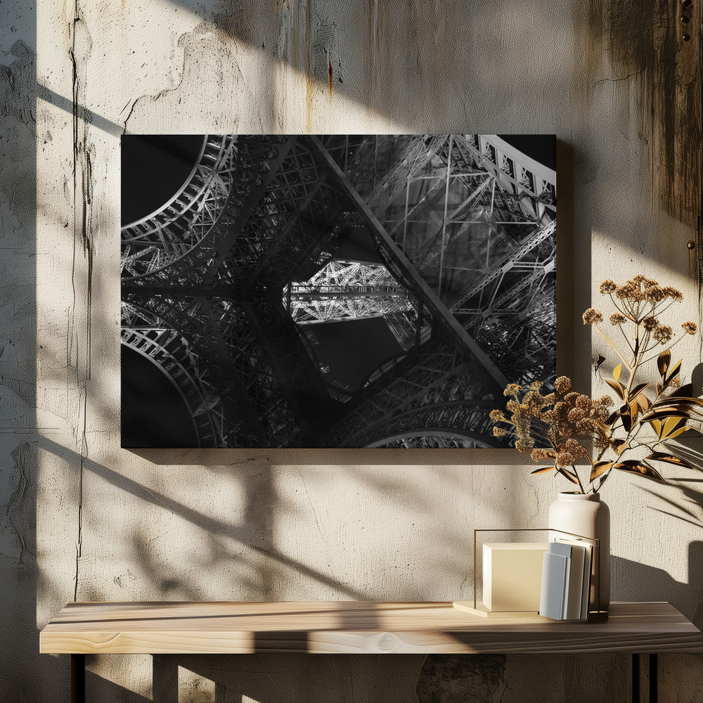 Eiffel. Een perspectief | Canvas