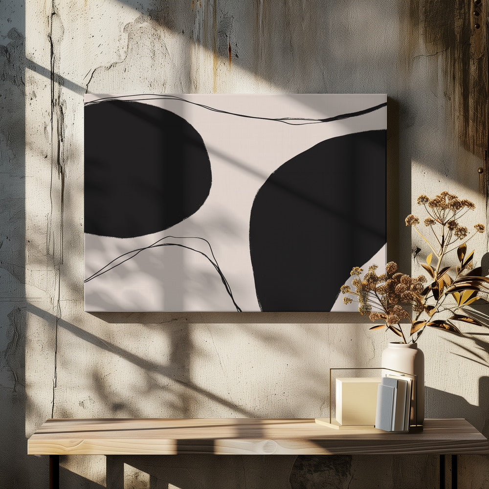 Houd je evenwicht | Canvas