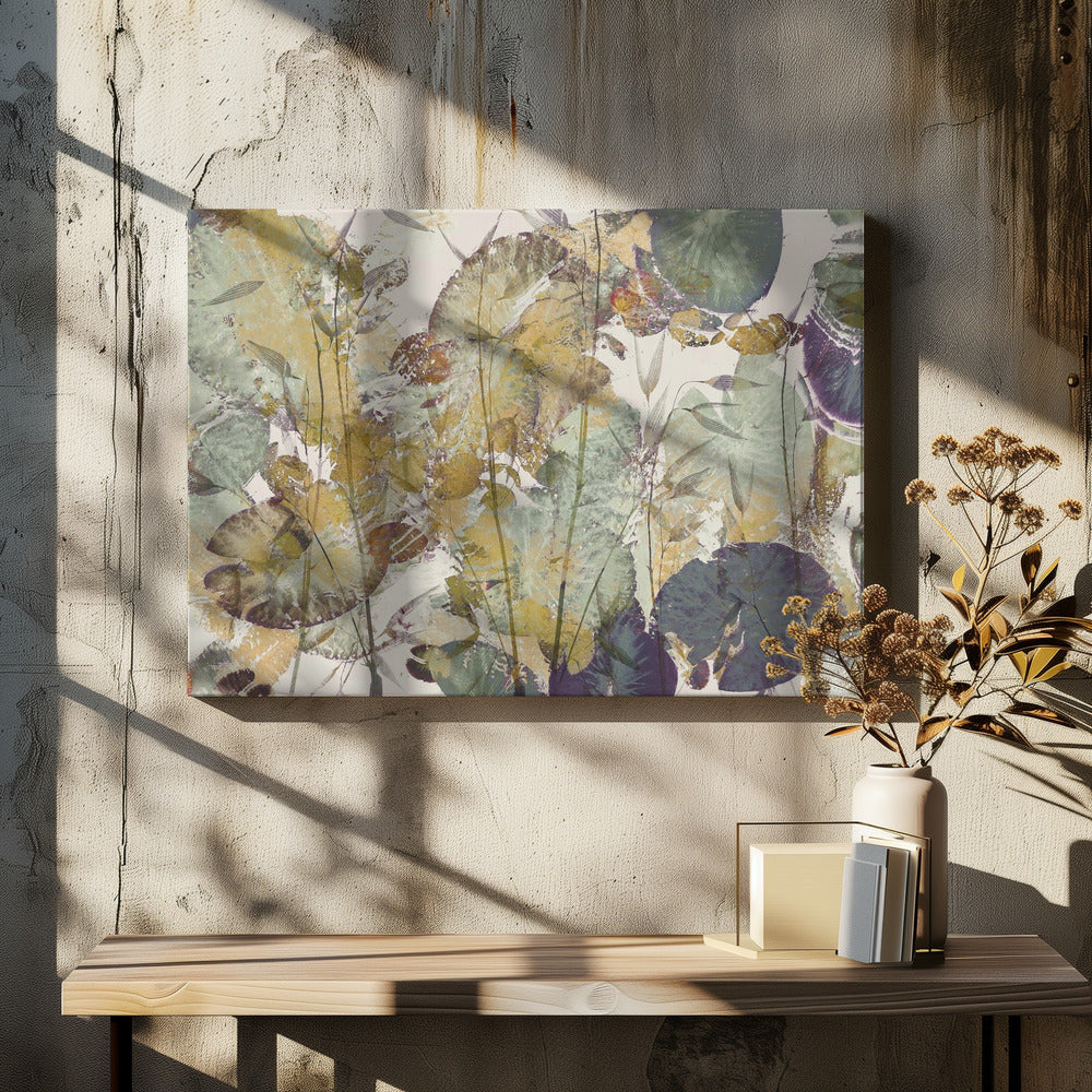 Lelie-impressie | Canvas