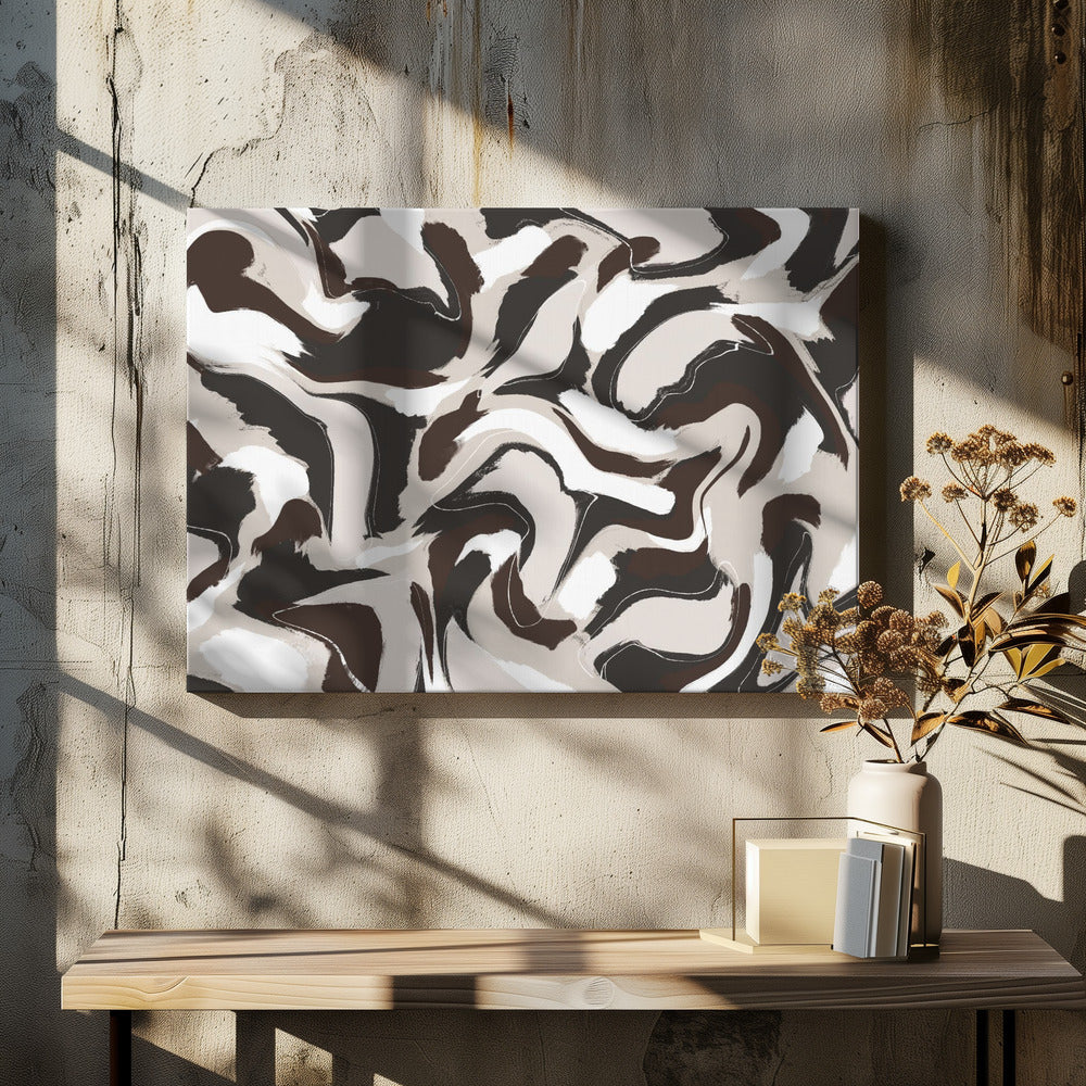 Wervelende aardtinten | Canvas