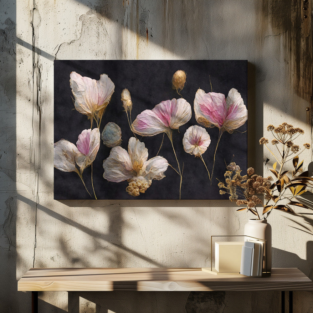 Bloemblaadjesfluisteringen | Canvas