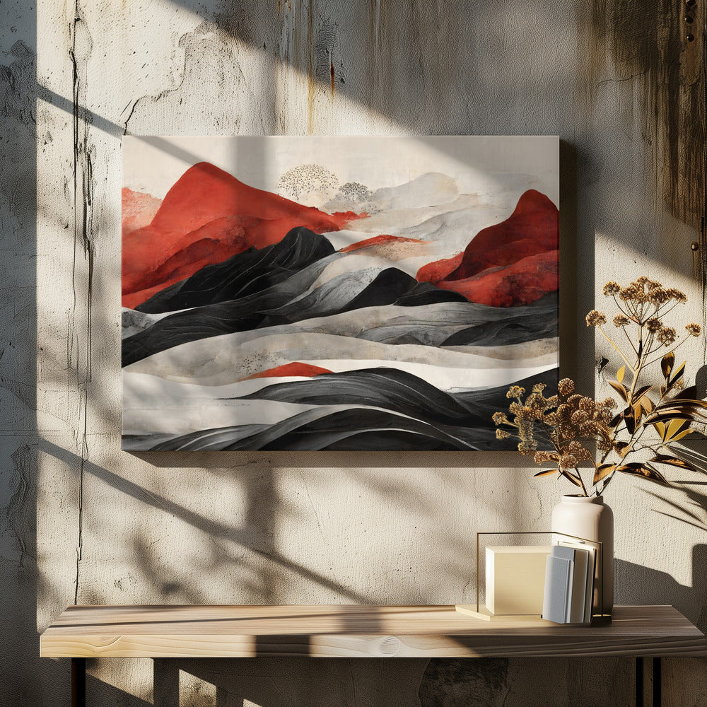 Crimson Peaks | Canvas