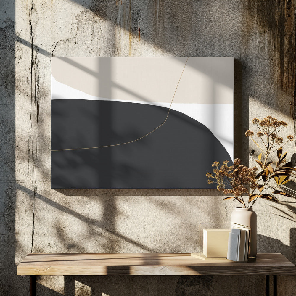 Gebogen verdeling | Canvas