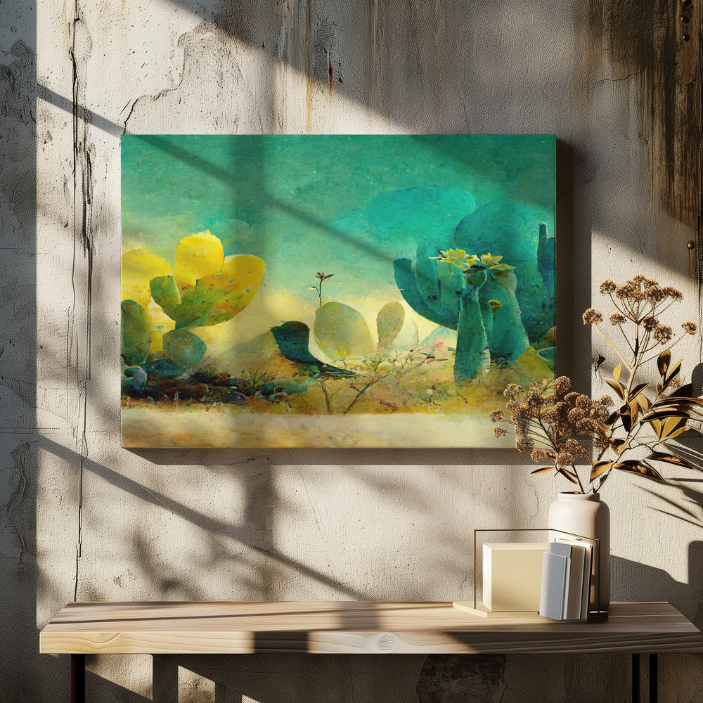 Woestijn Bloomscape | Canvas