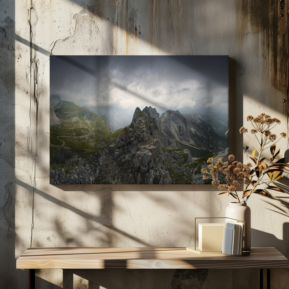 Bizar bergpanorama | Canvas
