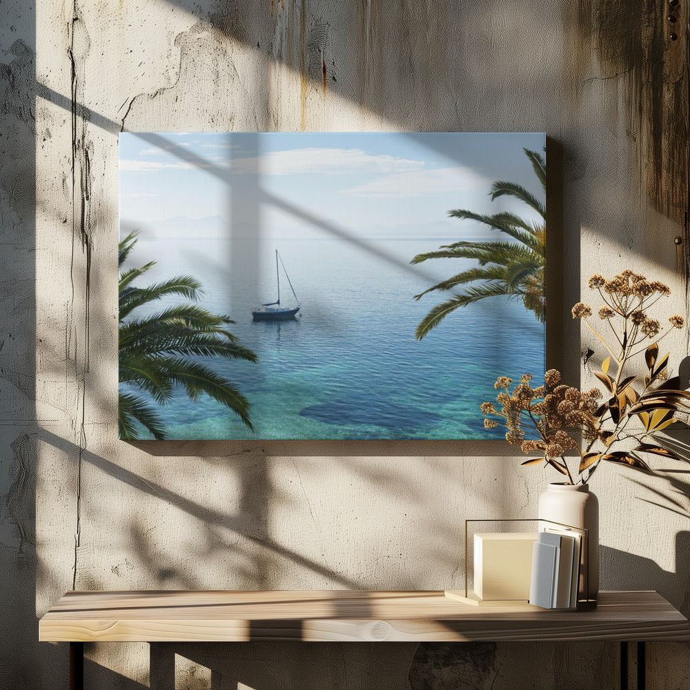 Turquoise Paradijs | Canvas