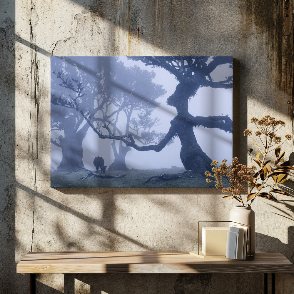 Blauwe Ent | Canvas