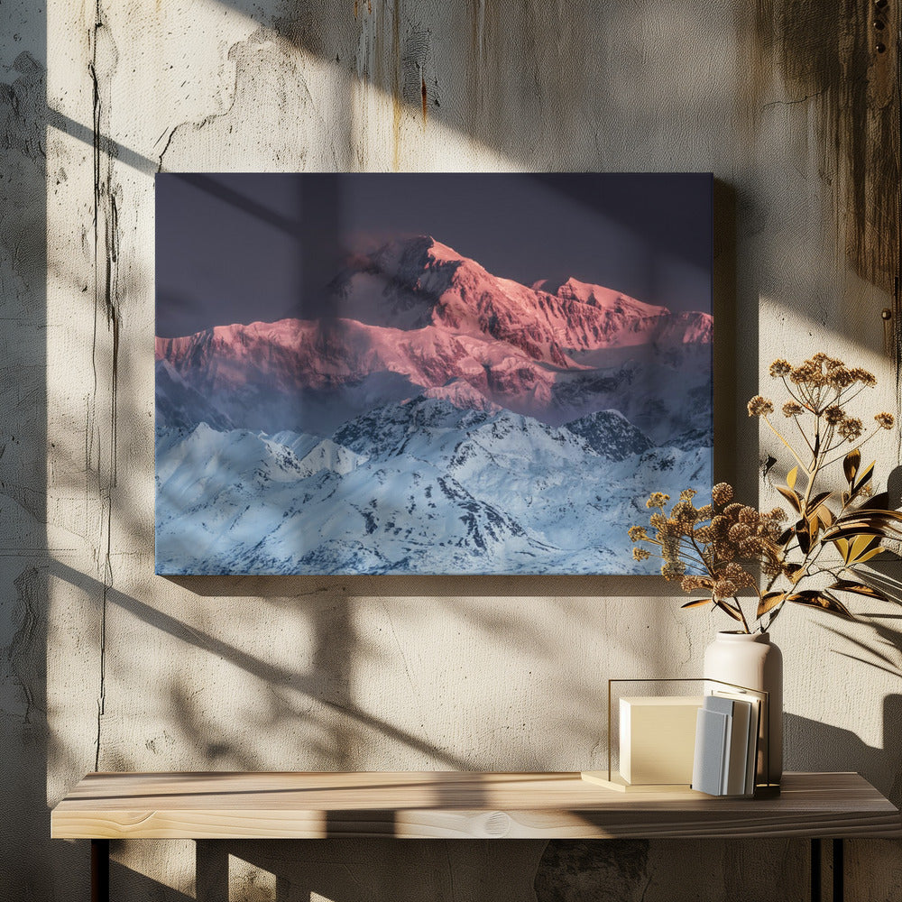 Panorama van Mount Denali | Canvas