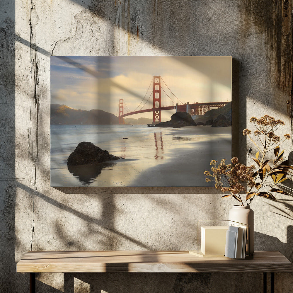 Golden Gate Ochtend | Canvas