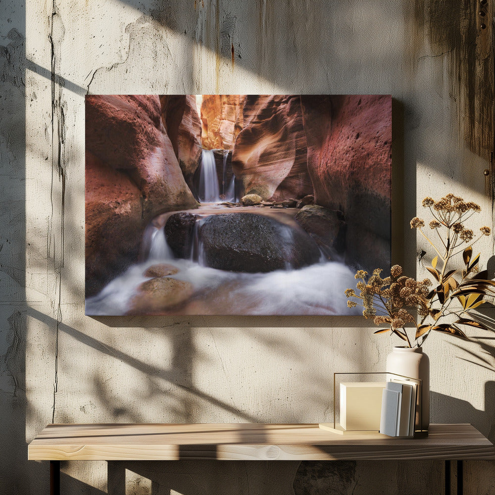 Canyon Waterval | Canvas