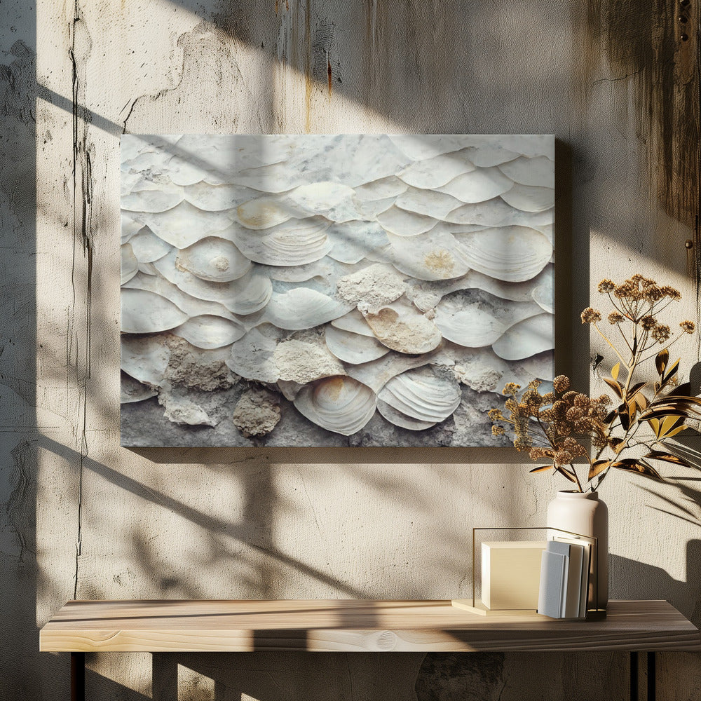 Shell Harmony Muur | Canvas