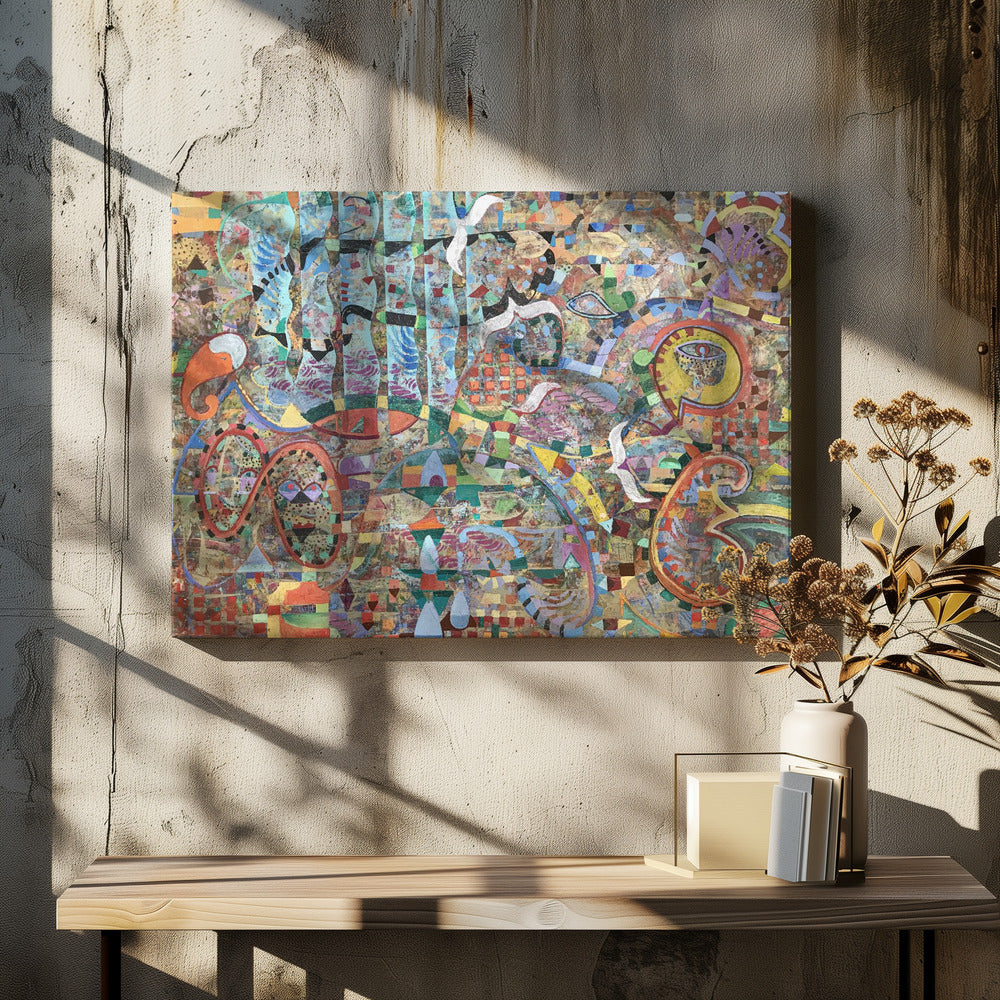 Vliegen naar de eeuwigheid | Canvas