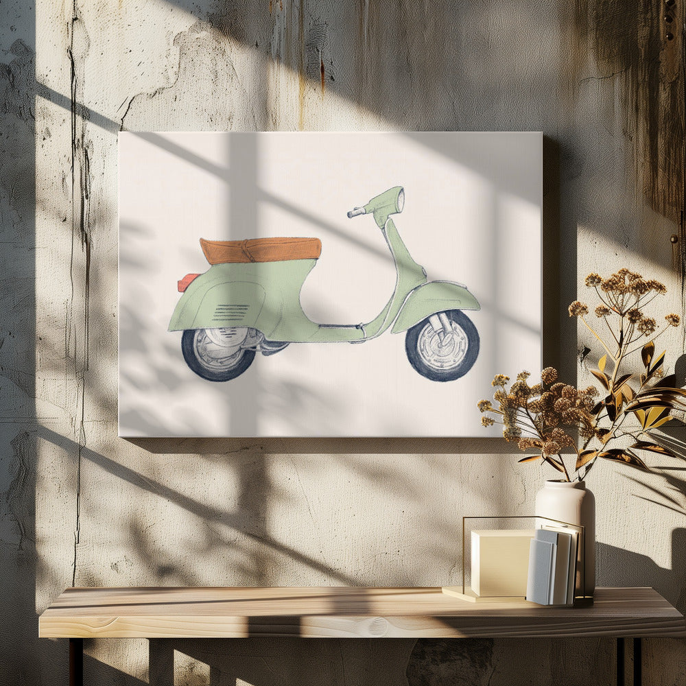 Vespa Print | Canvas