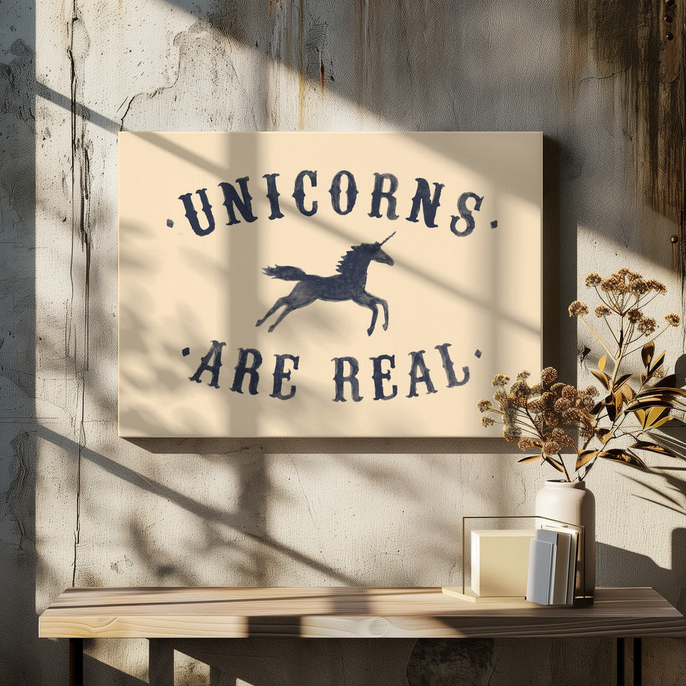 Eenhoorns bestaan echt II | Canvas