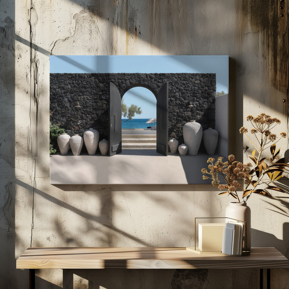 Gebogen ingang | Canvas