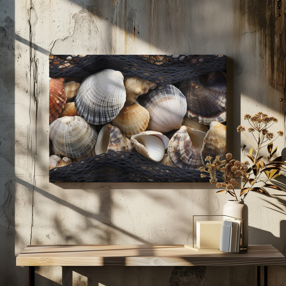 Schelpenwandtapijt | Canvas